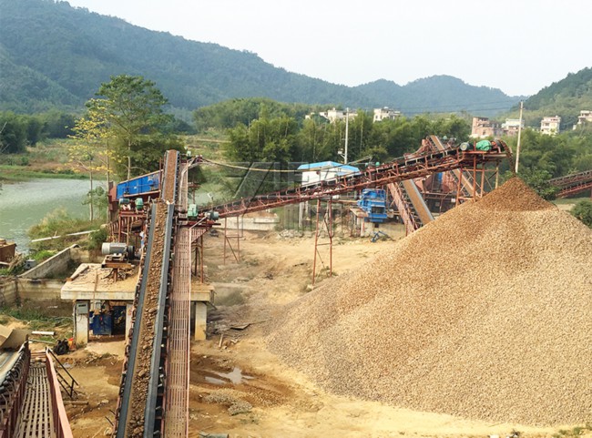 河卵石制砂生產線 河卵石制砂生產線